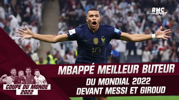 Coupe du monde 2022 : Mbappé remporte le classement des buteurs devant Messi