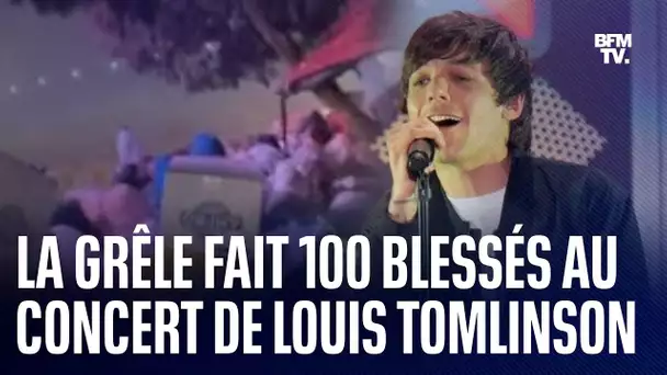 États-Unis: la grêle fait 100 blessés pendant un concert de l’ancien One Direction Louis Tomlinson