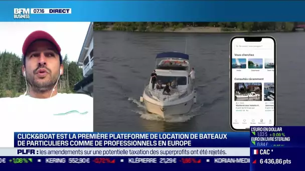 Jérémy Bismuth (Click&Boat) : Click&Boat est la première plateforme de location de bateaux