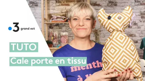 Tuto : créer un cale-porte en tissu en forme de chat