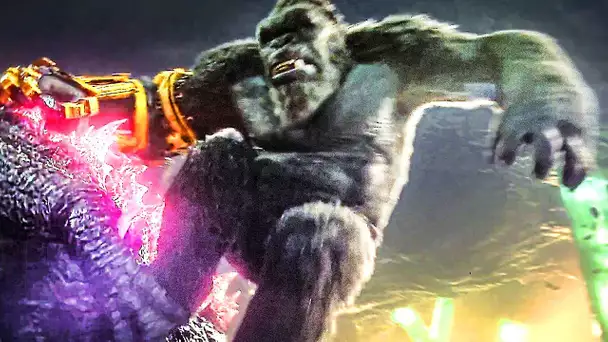 GODZILLA X KONG Le Nouvel Empire "Kong Monte sur Godzilla" Bande Annonce (2024)