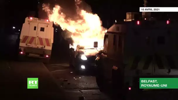 Irlande du Nord : voitures incendiées et jets de projectiles à Belfast