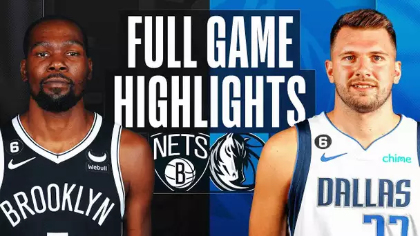 NETS at MAVERICKS | NBA FULL GAME HIGHLIGHTS | November 7, 2022