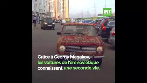 Un jeune Russe restaure une Lada «top moumoute»