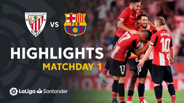 Highlights Athletic Club vs FC Barcelona (1-0)
