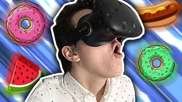 MANGER EN RÉALITÉ VIRTUELLE !! (HTC Vive)