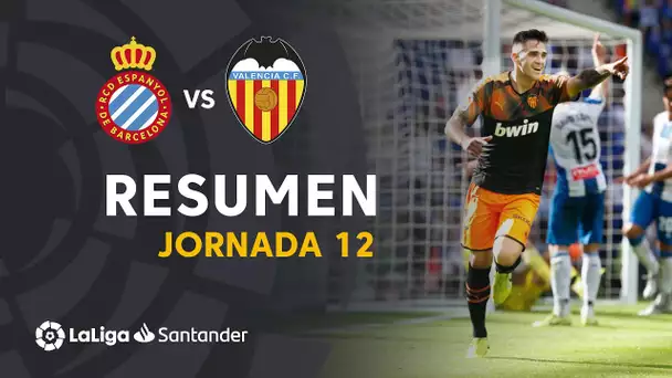 Resumen de RCD Espanyol vs Valencia CF (1-2)