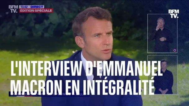 Pouvoir d'achat, retraites, guerre en Ukraine : l'interview d'Emmanuel Macron en intégralité