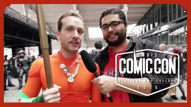 Comic Comic Con Paris 2015 avec le Chef Otaku ! (Frank Miller, Omar Sy, Cyprien et Squeezie)