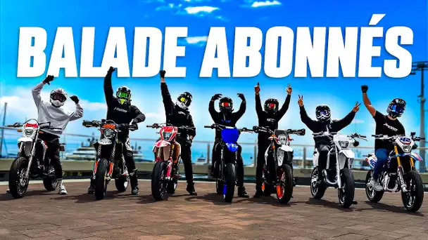 J'organise une BALADE MOTO avec mes ABONNÉS !