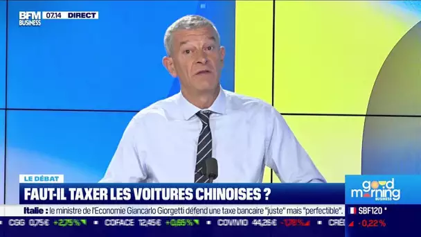 Nicolas Doze face à Jean-Marc Daniel : Faut-il taxer les voitures chinoises ?