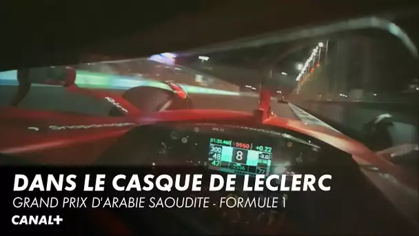 Dans le casque de Charles Leclerc - Grand Prix d'Arabie Saoudite - Formule 1