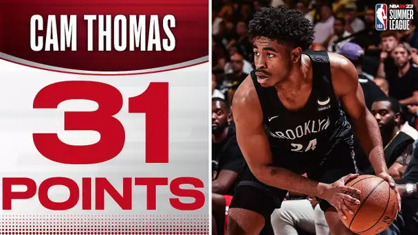 Cam Thomas Puts Up 31 PTS In Nets 1st Game of The #NBA2k23SummerLeague