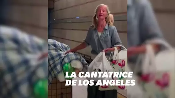 Le chant de cette sans-abri dans le métro de Los Angeles a ému les internautes