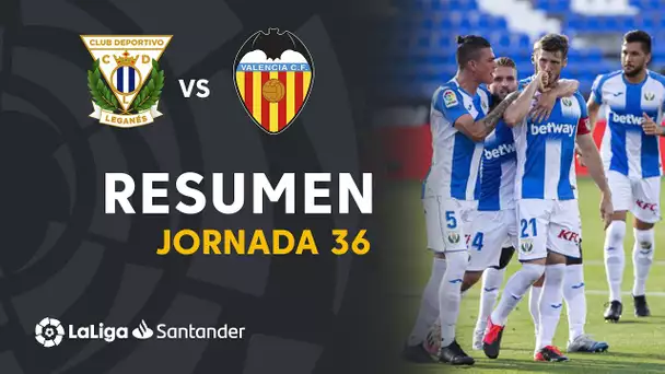 Resumen de CD Leganés vs Valencia CF (1-0)