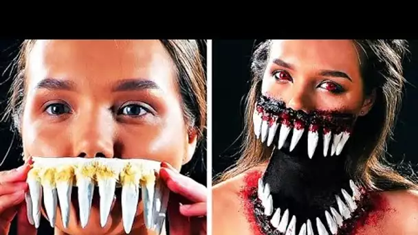 21 IDÉES DE MAQUILLAGE EFFRAYANT POUR DES OCCASIONS SPÉCIALES