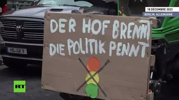 🇩🇪 Allemagne : manifestation contre la suppression des allègements fiscaux pour les agriculteurs