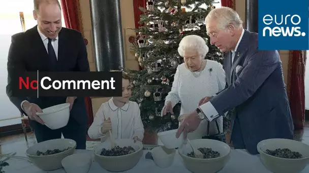 La famille royale britannique met la main à la pâte