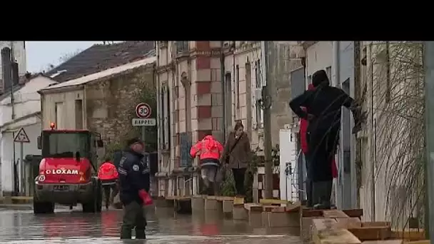 Inondations à Saintes pour la troisième fois au cours des derniers mois, alerte orange en vigueur
