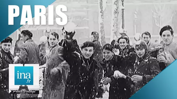 1947 : Paris sous la neige | Archive INA
