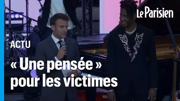 « Le cœur n’est pas à la fête » : la réaction d’Emmanuel Macron après l’explosion à Paris