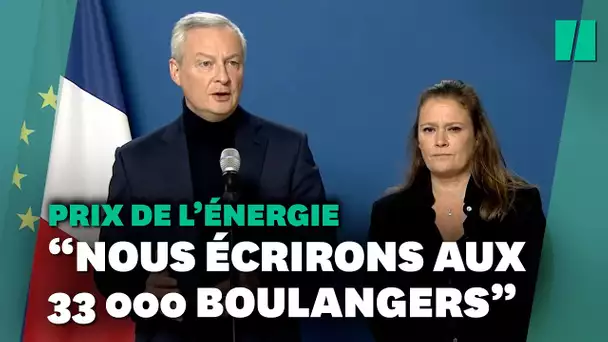 Grogne des boulangers : "Nous ne laisserons tomber personne", assure Bruno Le Maire