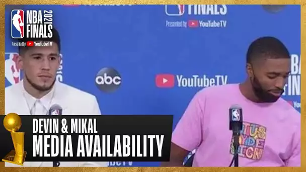 Devin Booker & Mikal Bridges Game 2 Postgame Press Conference | #NBAFinals