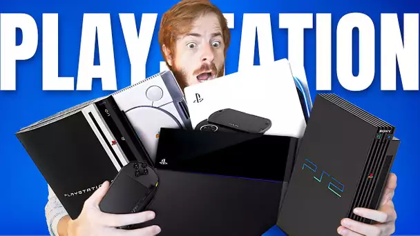 toutes les PLAYSTATION en une seule vidéo !