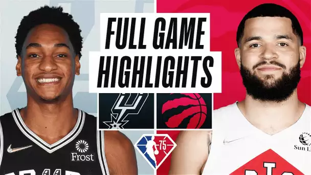 SPURS at RAPTORS | FULL GAME HIGHLIGHTS | January 4, 2022