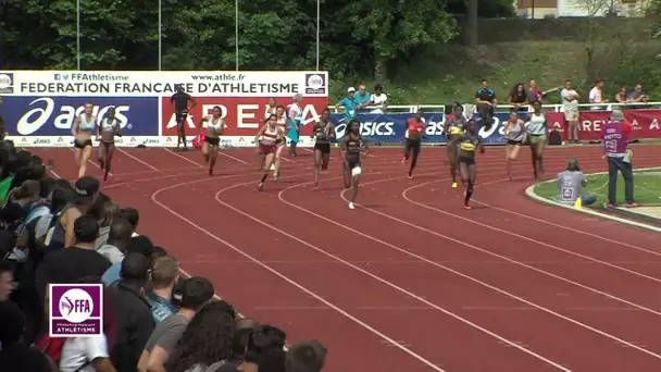 Tourcoing 2015 : Finale F 4x100 m (Ca Montreuil 93 en 45&#039;&#039;62)