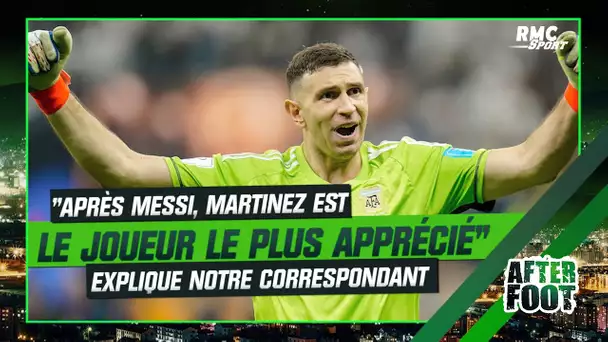 "Après Messi, Martinez est le joueur le plus apprécié en Argentine" explique notre correspondant