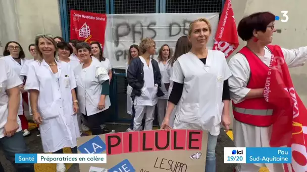 Pau : les préparatrices en pharmacie hospitalière en grève