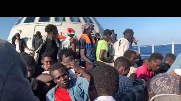 France 24 en Libye : les migrants interceptés en mer par les garde-côtes reconduits à Tripoli