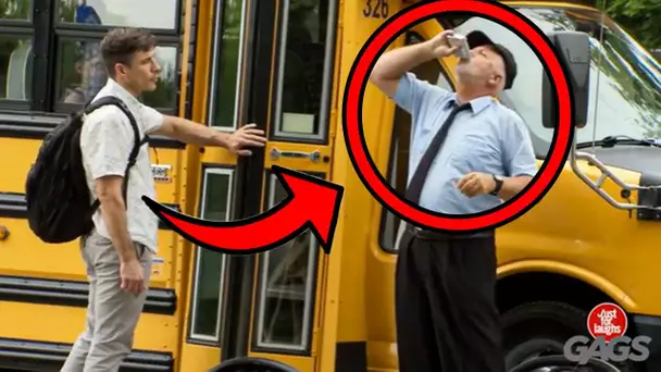 Un chauffeur de bus surpris en train de boire