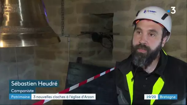 Arzon : l'église retrouve ses trois cloches