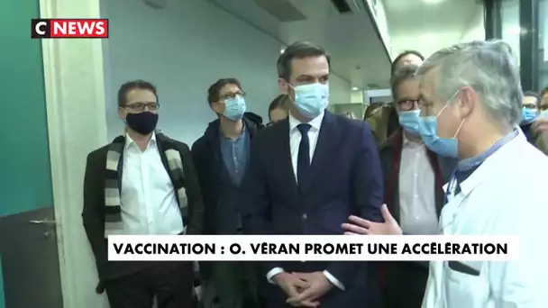 Vaccination : Olivier Véran promet une accélération