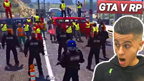 GTA 5 RP : ON RETOURNE LA VILLE MANIFESTATION !