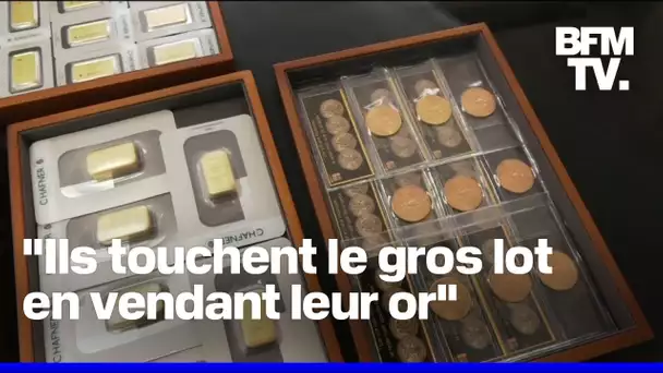 Les Français vendent de plus en plus leurs bijoux en or, dont le cours ne cesse d'augmenter