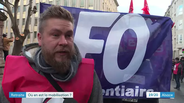 Réforme des retraites en Alsace : des manifestants moins nombreux mais toujours motivés