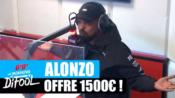 Alonzo offre 1500€ à une auditrice ! #MorningDeDifool