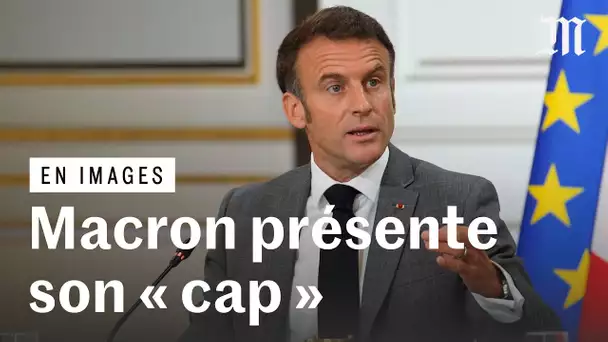 Emmanuel Macron prend la parole devant sa nouvelle équipe ministérielle
