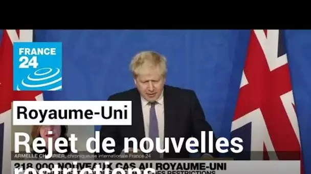 Royaume-Uni : Boris Johnson rejette un durcissement des restrictions • FRANCE 24