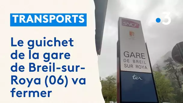 Le guichet de la gare de Breil-sur-Roya va fermer mi-2024