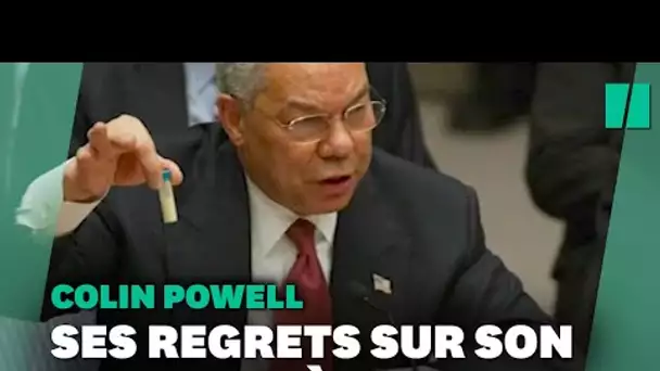 Colin Powell et son discours à l'Onu, "une tache" dans sa carrière