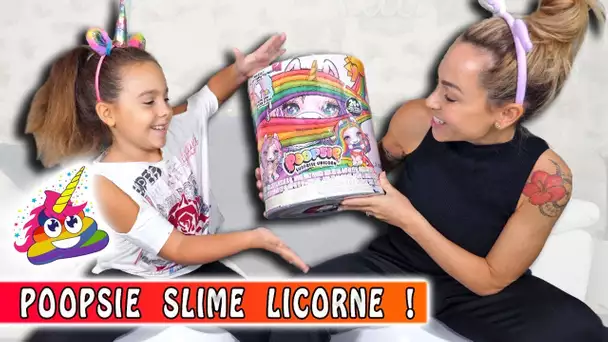 POOPSIE SLIME LICORNE : Faire du slime en jouant à la maman ... d&#039;une Licorne ! 🦄