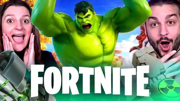 ON A RECU LE NOUVEAU SKIN MARVEL HULK ! FORTNITE CHAPITRE 4 SAISON 1