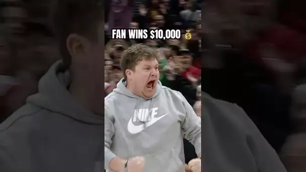This fan hit a half-court shot for $10,000 😳