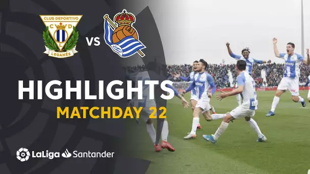 Highlights CD Leganés vs Real Sociedad (2-1)