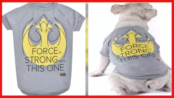 Star Wars for Pets The Force is Strong with This One Dog Tee - Star Wars Dog Shirt - Star Wars Dog