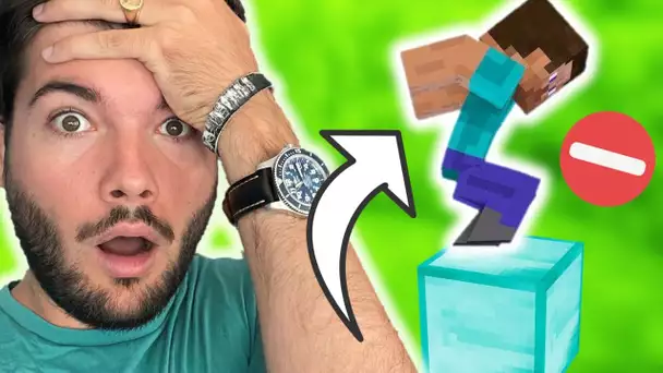 MINECRAFT MAIS JE PEUX NI COURIR NI SAUTER ! - Agentgb #shorts